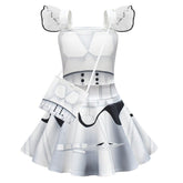 Kinder SW Imperial Stormtrooper Kleid Cosplay Kostüm Outfits Halloween Karneval Anzug